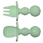 MHC Baby Silicone Feeding Plates 6 Pcs Sets Nontoxic Baby Tableware Food Tray