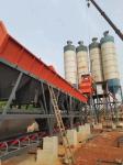 Stationary Small Concrete Batching Plant with 60m3/h Capacity and Twin-shaft