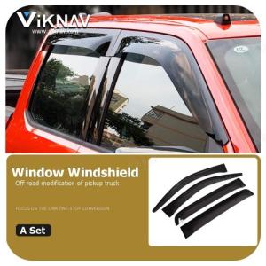 China ViknavTruck Window Deflector for 2015-2023 Ford F150 Rain Guards Compatible With Ford F150 Raptor factory