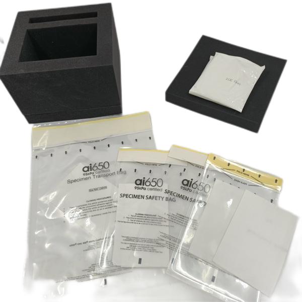 Transparent Plastic Medical Biohazard Specimen Bag For Lab Hospital