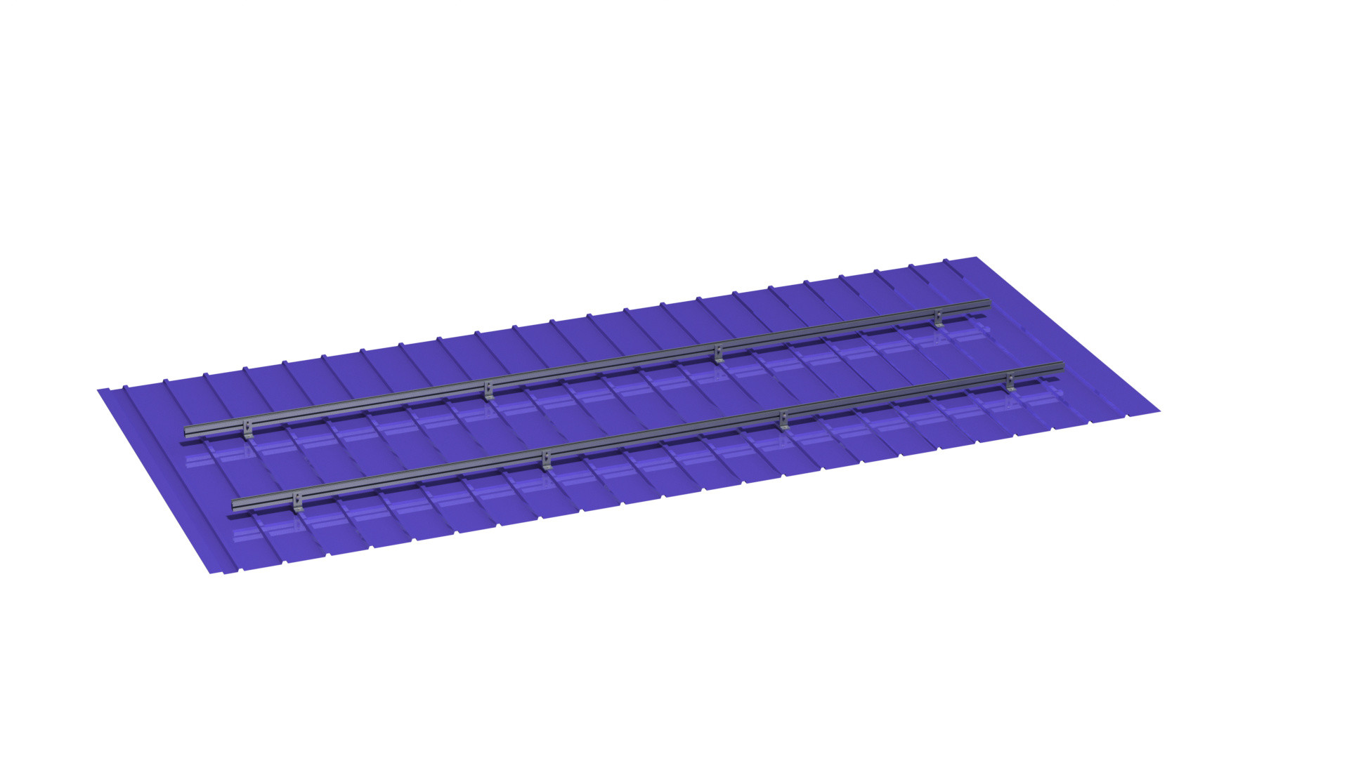 Tin Aluminum Metal Roof Solar Mounting Systems 88M/S Panel Clips
