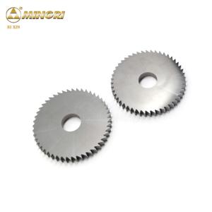 China Round Tungsten Carbide Cutter Blade 92HRA Hardness MR10X Grade factory