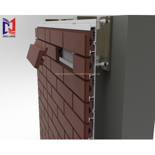 Terracotta Brick Waterproof Panel Ventilated Facade Support System