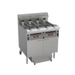Four Pots Four Baskets With Oil Filter System 304SUS Ventless Deep Kfc Chips