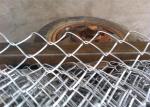 3/8"X3/8" high security 11GA/2.95mm diameter chain link mesh fabric hot dipped