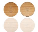 Environmental Bamboo Made 5W Portable Wireless Charger 5V 2-3A