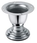 80mm high furniture hardware iron metal trumpet shaped sofa feet cabinet feet SL