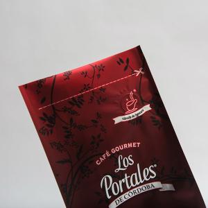China 454g 280 X 100mm Printed Flat Bottom Coffee Bags With Valve For Coffee Beans BOPP factory