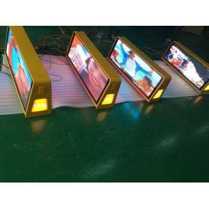 China Drive Mode Asynchronous Control Car LED Sign Display with DC 5V Voltage and 384*128dot Screen Resolution on sale