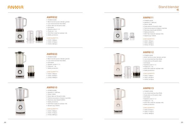 Wholesale household kitchen electric manual stand table blender mixer/BPA FREE