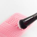 Reusable Makeup Brush Cleaner Women Carrying Silicone Folding Cosmetic Organizer