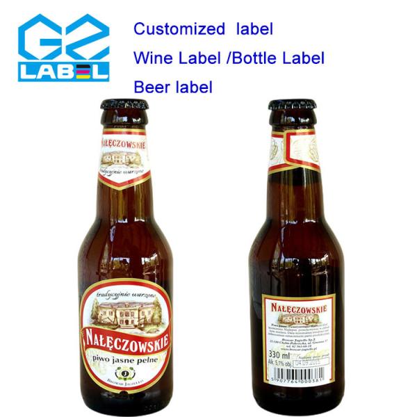 China OEM / ODM   Sticker Label  BEER Labels stickers factory