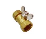 DN15 Female Brass Ball Valve With Butterfly Handle