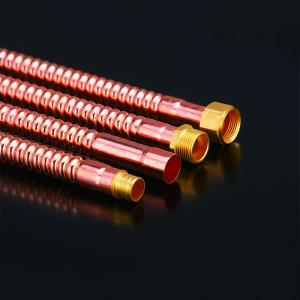China Water Tank Toilet Water Heater Hose Copper Corrugated Hose Pipe 10Bar 150PSI factory