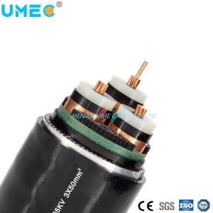 China Mv 220kv 33kv-500kv Oxygen-Free Copper Conductor XLPE Power Cable 4 Core 25mm-150mm factory