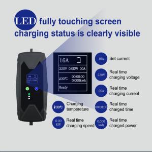 China OCPP 2.0.1 3 Pin Plug Electric Car Charger Domestic Electric Car Charging Point 7kw factory