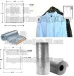 Polythene film on roll, laundry bag, garment cover film, film on roll, laundry
