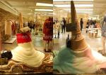 Custom Design Window Display Decorations Oversize Fiberglass Ice Cream Sculpture