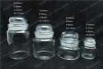 a series of the glass jar with lid, glass candle jar wholesale