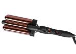 ROHS Three Barrel Hair Waver , 110-220V Professional Hair Styler