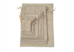 Multipurpose Burlap Drawstring Bag , Antiwear Jute Bags For Coffee Beans