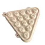 Oilproof Biodegradable Paper Packaging , Protective Molded Pulp Inserts