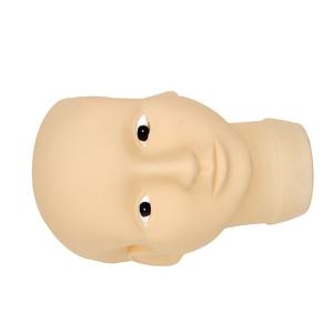 China Eyebrow Tattoo Makeup Practice Head , 3D Silicon Face Painting Practice Head factory