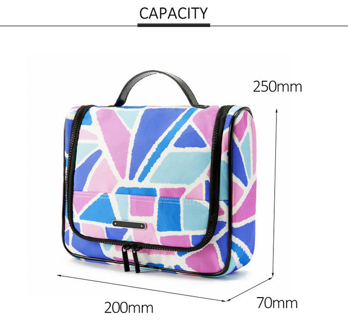 Wholesale Custom Travel Nylon Waterproof Hanging Wash Makeup Bag