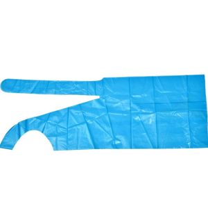 China Non Toxic Smooth Surface Thickness 0.08mm Disposable PE Apron on sale
