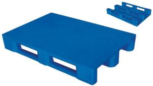 China Flat Surface Nestable Plastic Pallets 4 Way Plastic Shipping Pallets factory