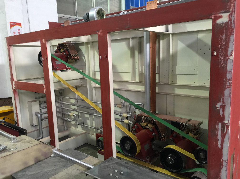 900m/min Adjustable Aluminium Rod Annealer Customize Power Source Easy Maintenance
