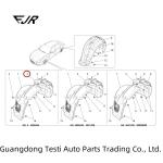 Quattroporte RH Front Wheelhouse Guard OEM 670102656 670009636 670004727