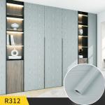 Geometric Pattern Wood PVC Peel Stick Self Adhesive Wallpaper for Waterproof Oil