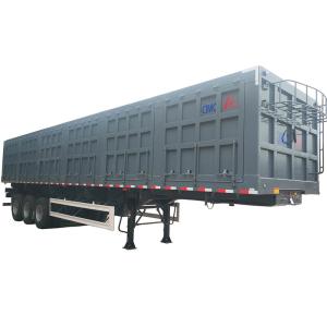 China 80 Tons Hydraulic Dumper Tipper Truck Double Side Cargo Semi Trailer factory