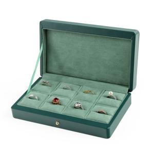 China MDF Leather Gift Box Charm Bracelet Storage Nickel Free Large Capacity factory