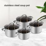 Hot Selling 12pcs Stainless Steel Cookware Set Cooking Tornado Pots And Pans