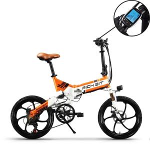 China Mtb Full Suspension Mountain Electric Bikes Built In Lithium Battery Rich Bit Electric Bicycle factory