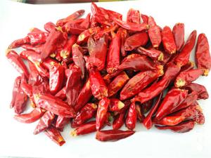 China Dried Oval Birds Eye Chillies Rich In Vitamin C For Cooking factory