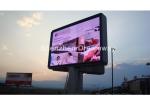 P16 Square Outdoor Roadside Billboard Advertising LED Display , 256mm × 256mm