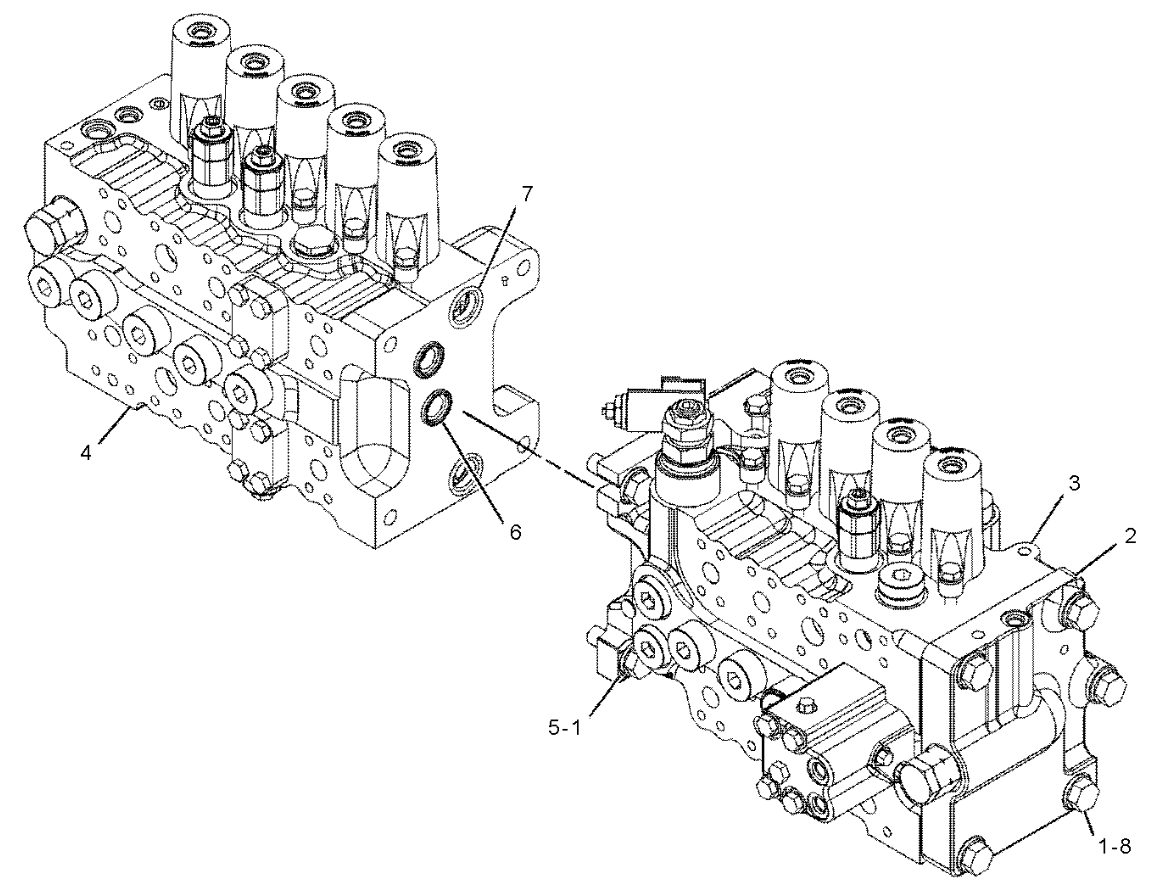 2851536 CA2851536 285-1536 2851540 285-1540 352-6849 352-6846 FOR CAT 330D 330DL 336D 336D2 340D 340D2L EXCAVATORS PARTS HYDRAULIC MAIN CONTROL VALVE