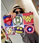 2016 new creative handmade embroidery exquisite fashion pu leather shoulder