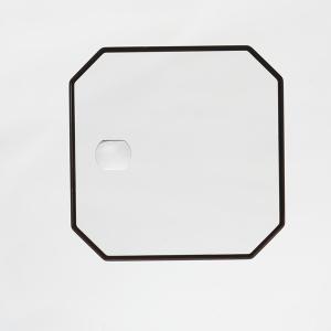China 44mm CZ Sapphire Crystal Watch Glass Square With Date Magnifier factory
