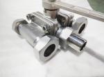Cryogenic Three Way Ball Valve Stainless Steel With Burst Disk LNG/LOX/LN2/LAR