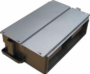 China Ceiling Suspended Ducted Fan Coil Unit 30Pa ESP 300CFM Air Flow Low Noise factory