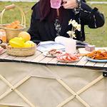 Multi Functional Collapsible Beach Wagon Trolley Four Wheel Outdoor Camping