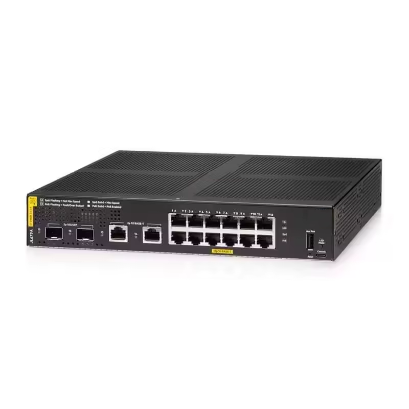 Customized Gigabit1G SFP 12 Port Switch JL679A CX6100 Serials Network Ethernet Switch with Stock Availability