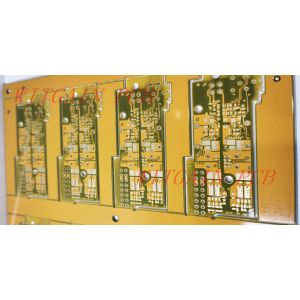 6 Layer Thick Copper Printed Circuit Board 3OZ 1.2MM Orange Solder Mask