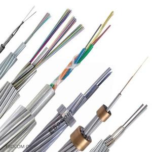 China 24core OPGW Cable Stainless Steel Tube 20% Acs Optical Fiber OPGW Communication factory