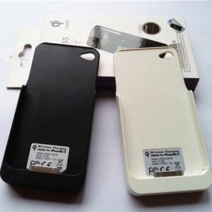 China Qi standard wireless charger receiver case wireless charging for iPhone 4 4S factory