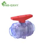 UV Protection Industrial Plastic/UPVC Transparent Clear Union Ball Valve for